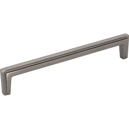 Jeffrey Alexander 160 mm Center-to-Center Brushed Pewter Lexa Cabinet Pull 259-160BNBDL